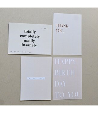 MOOD card set beige