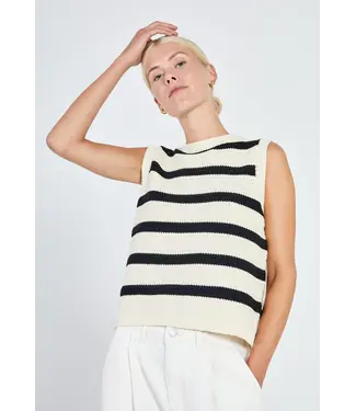 Norr Stilla blocking knit tank