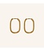 Pernille Corydon Soft Edge Huggies Gold Plated