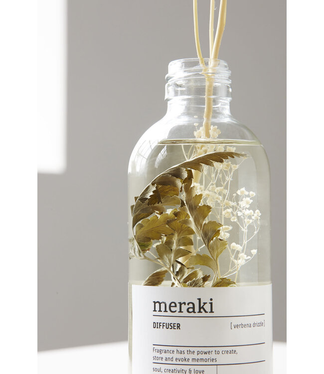 Meraki Diffuser, Verbena drizzle, Clear