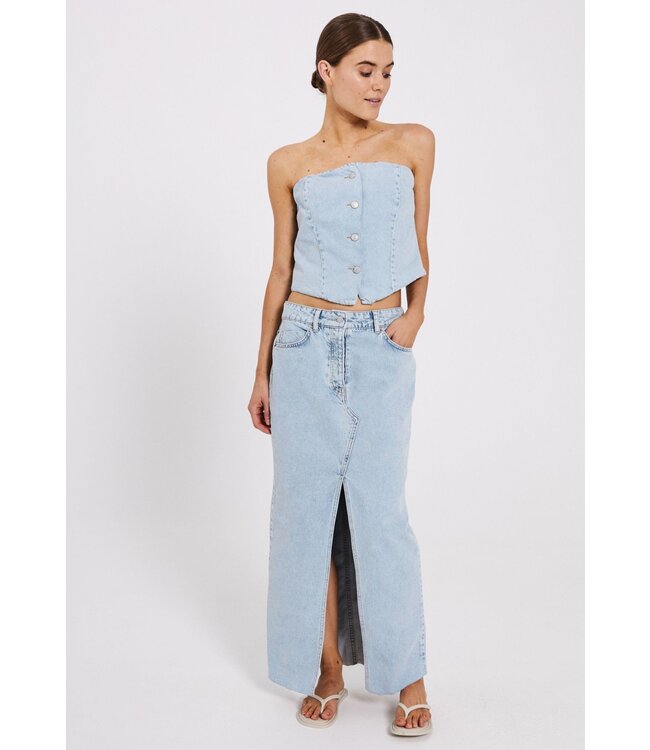 Norr Ninni maxi denim skirt