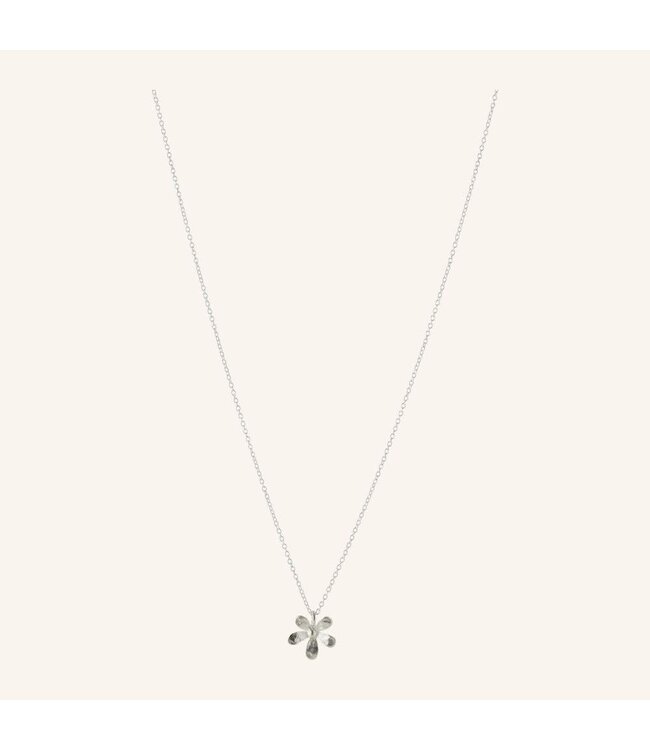 Pernille Corydon Wild Poppy Necklace - Silver