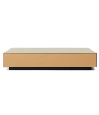 HKliving Mirror Block Coffee Table Smokey Brown (80x55cm)