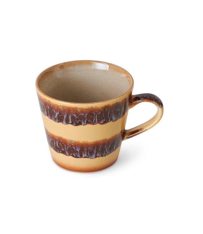 HKliving 70s ceramics: cappuccino mug cliffs