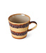 HKliving 70s ceramics: cappuccino mug cliffs