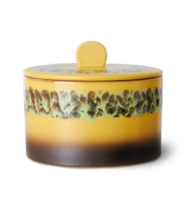 HKliving 70s ceramics: cookie jar kelp