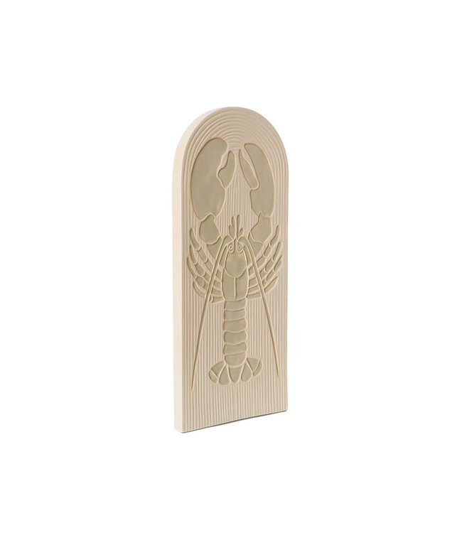 HKliving Stoneware wall tile lobster