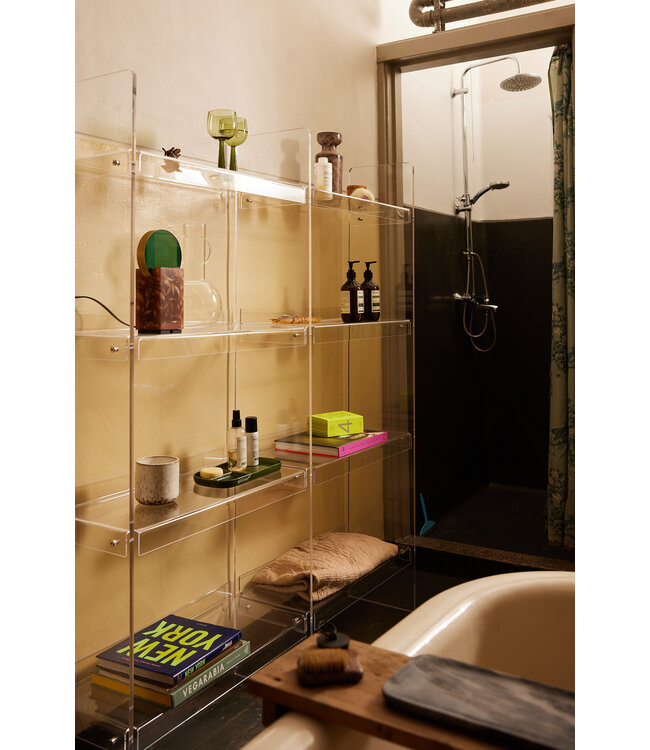 HKliving Acrylic cabinet clear, 160cm