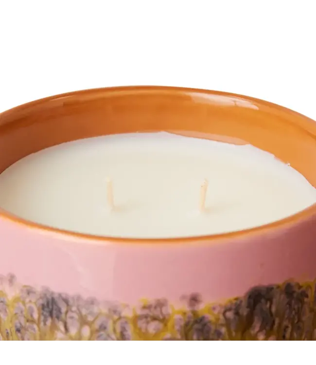 HKliving 70s ceramics: scented candle Miami