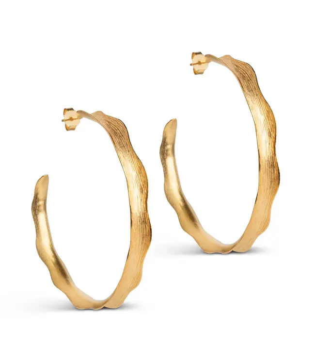 Enamel Ane Extra Large Hoops