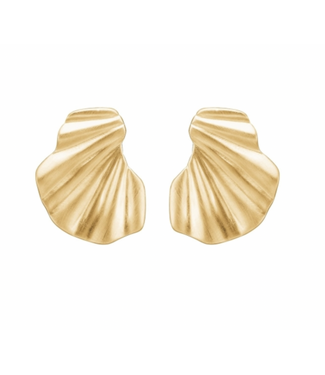 Enamel Earring Wave