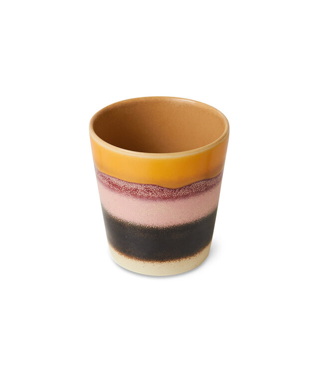 HKliving 70s ceramics: coffee mug sunset