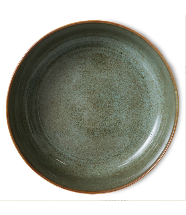 HKliving HKliving 70s ceramics: salad bowl, shore