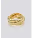Adorn Gold-Vermeil ring / TRINITY 3 - size 17/53