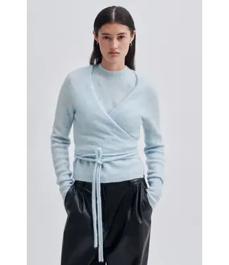 Second Female Brookline Knit Wrap O-neck XS