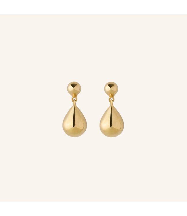 Pernille Corydon Driplet Earrings Gold Plated