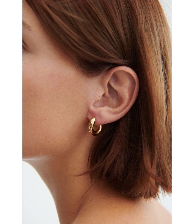 Pernille Corydon Flowing Stream Huggies Silver