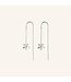 Pernille Corydon Wild Poppy Earchains Silver