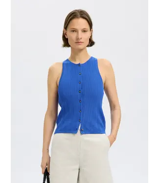 Selected Trixie SL Knit Button Top