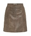 Rouge Edit Nila hw short leather skirt