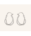 Pernille Corydon Stream hoops silver