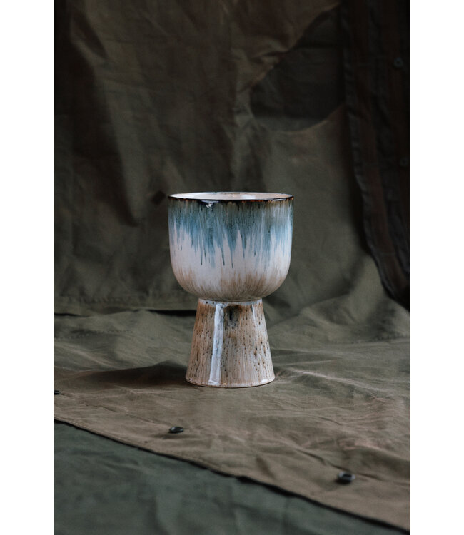 HKliving Retro flower pot - glacier