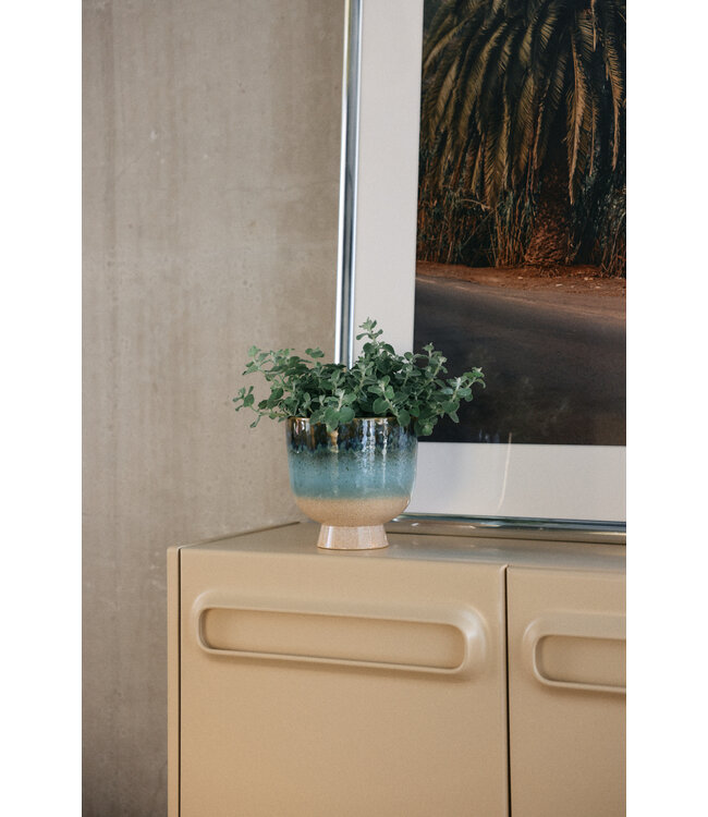 HKliving Retro flower pot - lagoon