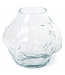 HKliving Cloud vase clear glass low