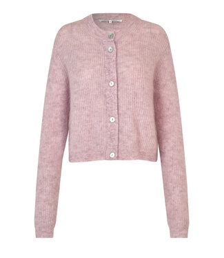 Second Female Andrea Knit Rib LS Cardigan