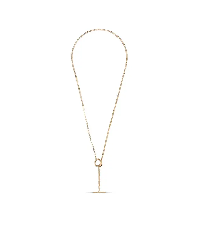 Enamel Necklace, Noel, gold plated 50 cm