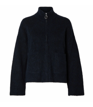 Selected Sia ras ls knit zipper cardigan noos