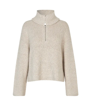 Second Female Gerda knit zip collar