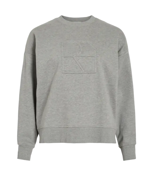 Rouge Edit ROUNELLA LS SHORT O-NECK SWEATSHIRT