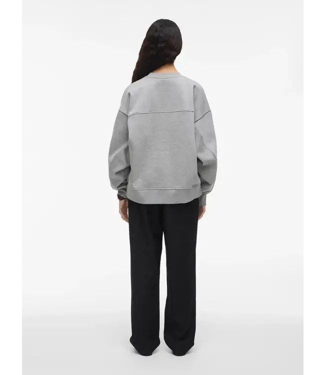 Rouge Edit ROUNELLA LS SHORT O-NECK SWEATSHIRT