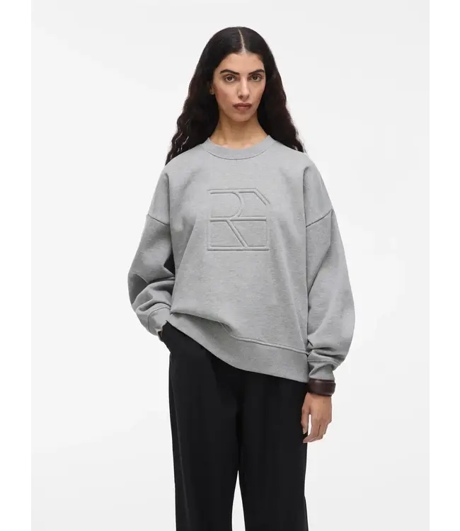 Rouge Edit ROUNELLA LS SHORT O-NECK SWEATSHIRT