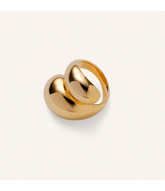 Pernille Corydon La Pausa Ring - Gold plated brass - 55