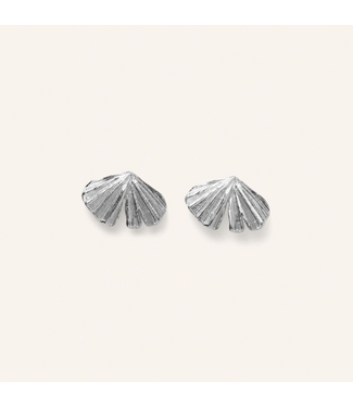 Pernille Corydon Autumn Leaf Earsticks - Recycled sterling silver