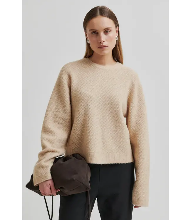 Second Female Menta knit o-neck