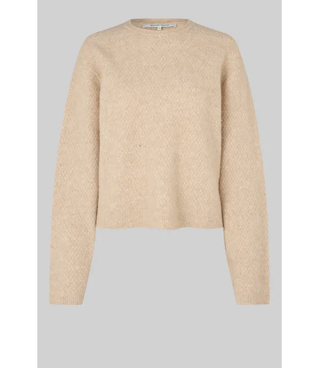 Second Female Menta knit o-neck