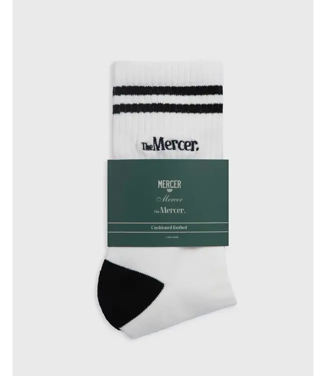 Mercer Amsterdam The Mercer Socks Stripe - White/Blue  39-42