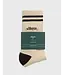 Mercer Amsterdam The Mercer Socks Stripe - Offwhite/Brown 39-42