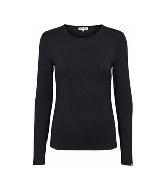 Esmé studios Esmé Studios Penelope LS o-neck Slim T-shirt Black