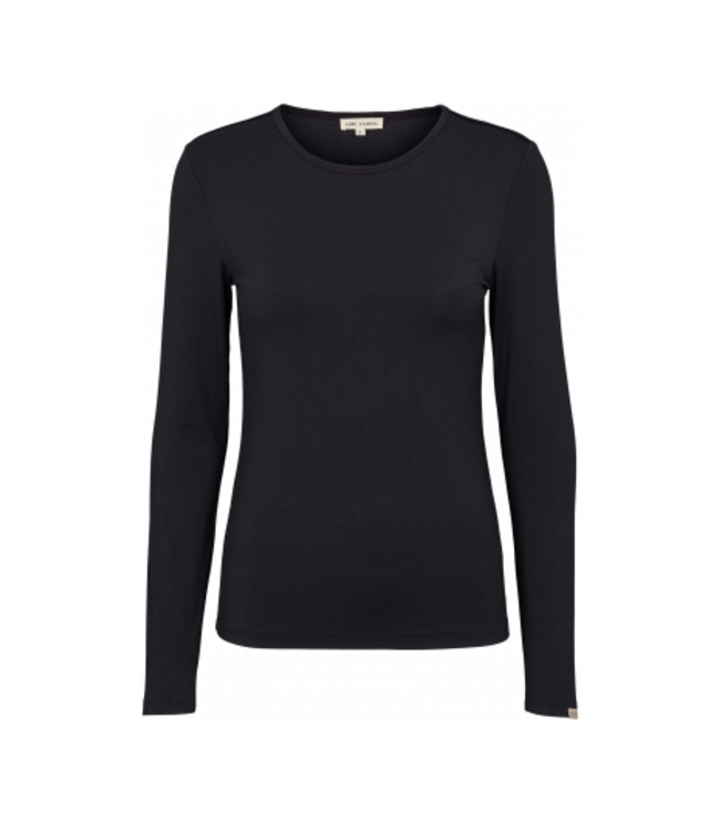 Esmé studios Esmé Studios Penelope LS o-neck Slim T-shirt Black