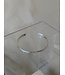 Adorn Flat Cuff Large High Polish Silver