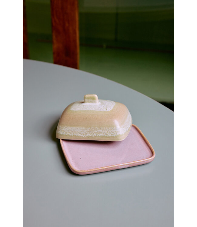 HKliving 70s ceramics: Butter dish skyline