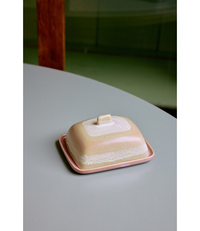 HKliving 70s ceramics: Butter dish skyline