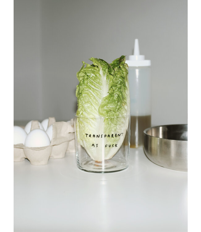 Yahya Studio Transparent as fuck  - Medium Glass, 350ML