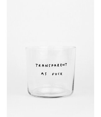 Yahya Studio Transparent as fuck  - Medium Glass, 350ML