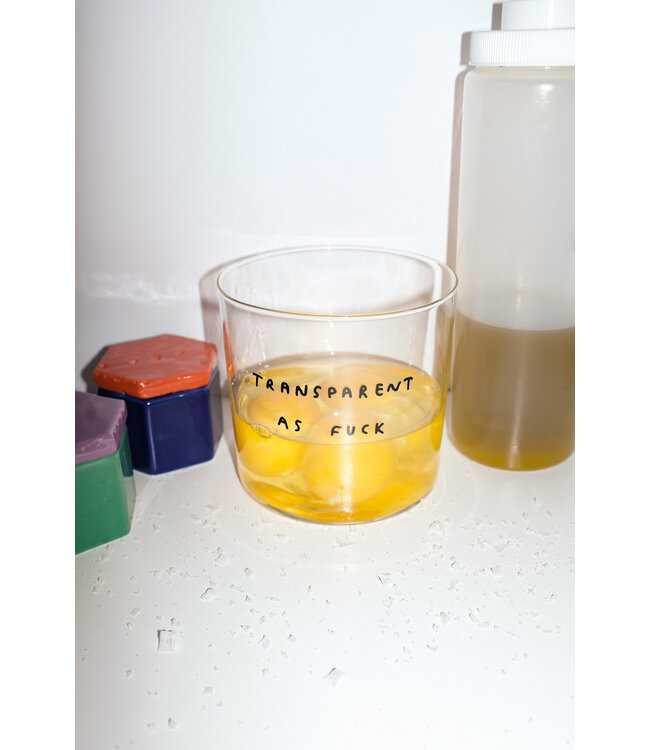 Yahya Studio Transparent as fuck  - Medium Glass, 350ML