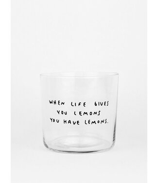 Yahya Studio When life gives you lemons  - Medium Glass, 350ML